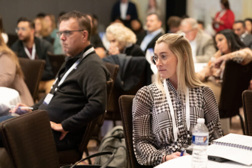 audience of a breakout session at customer congress