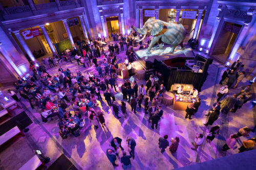 Photo of customer appreciation dinner at Smithsonian