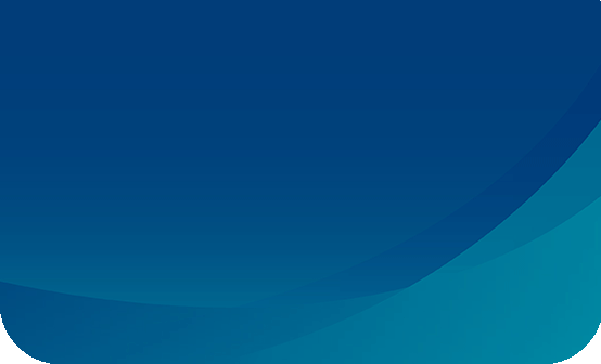 A blue gradient background with curved, overlapping shapes in different shades of blue creates a smooth and abstract design, evoking the dynamic flow of Real World Data. The top corners are rounded.