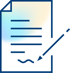 document with pen icon