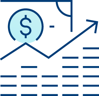 uptrend dollar graph
