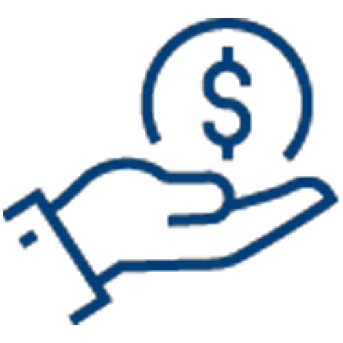 coin in hand icon