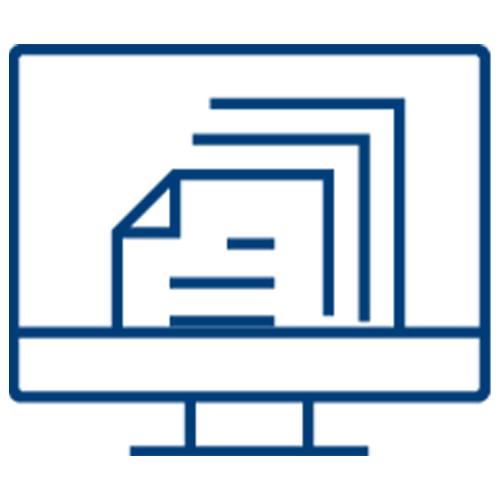 files on computer icon