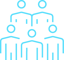 crowd of individuals icon