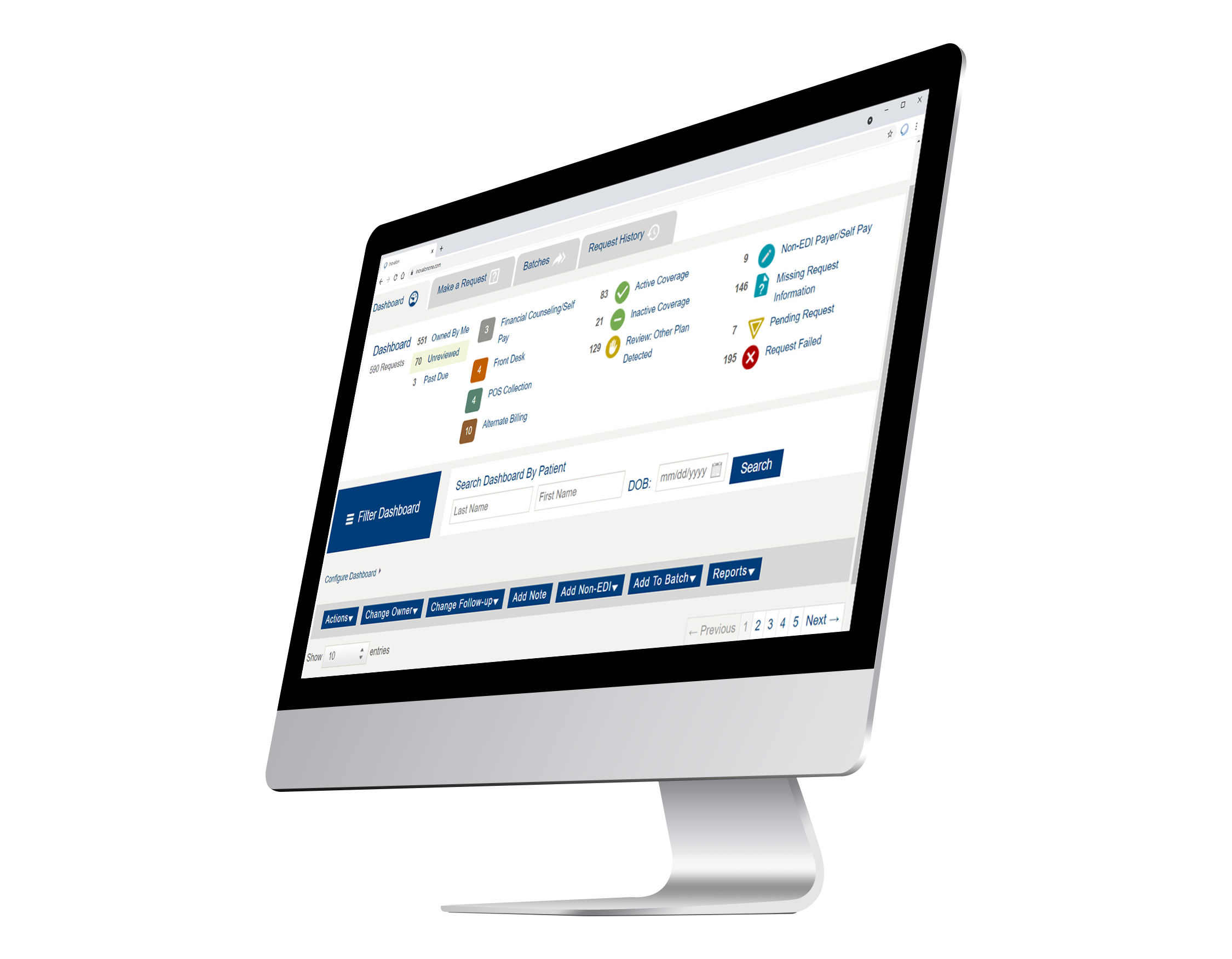 Eligibility Standard product screenshot in a desktop computer