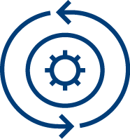 Icon representing automating workflows