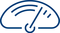 analytics on computer icon