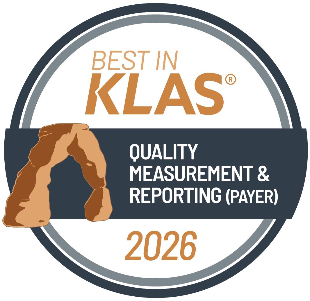 Best in KLAS 2026 Quality Measurement & Reporting (Payer) Badge