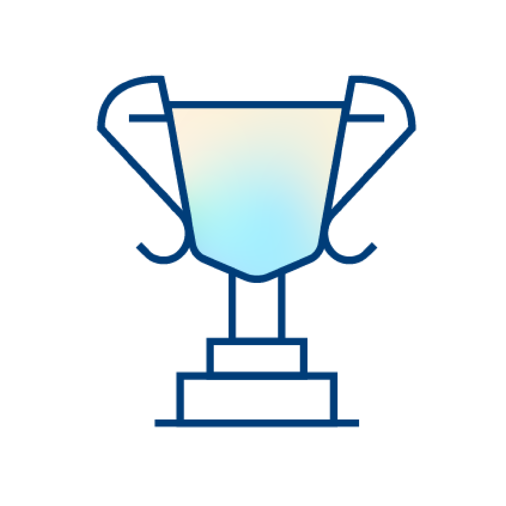 Trophy award emblem icon representing Payer Quality distinction honors