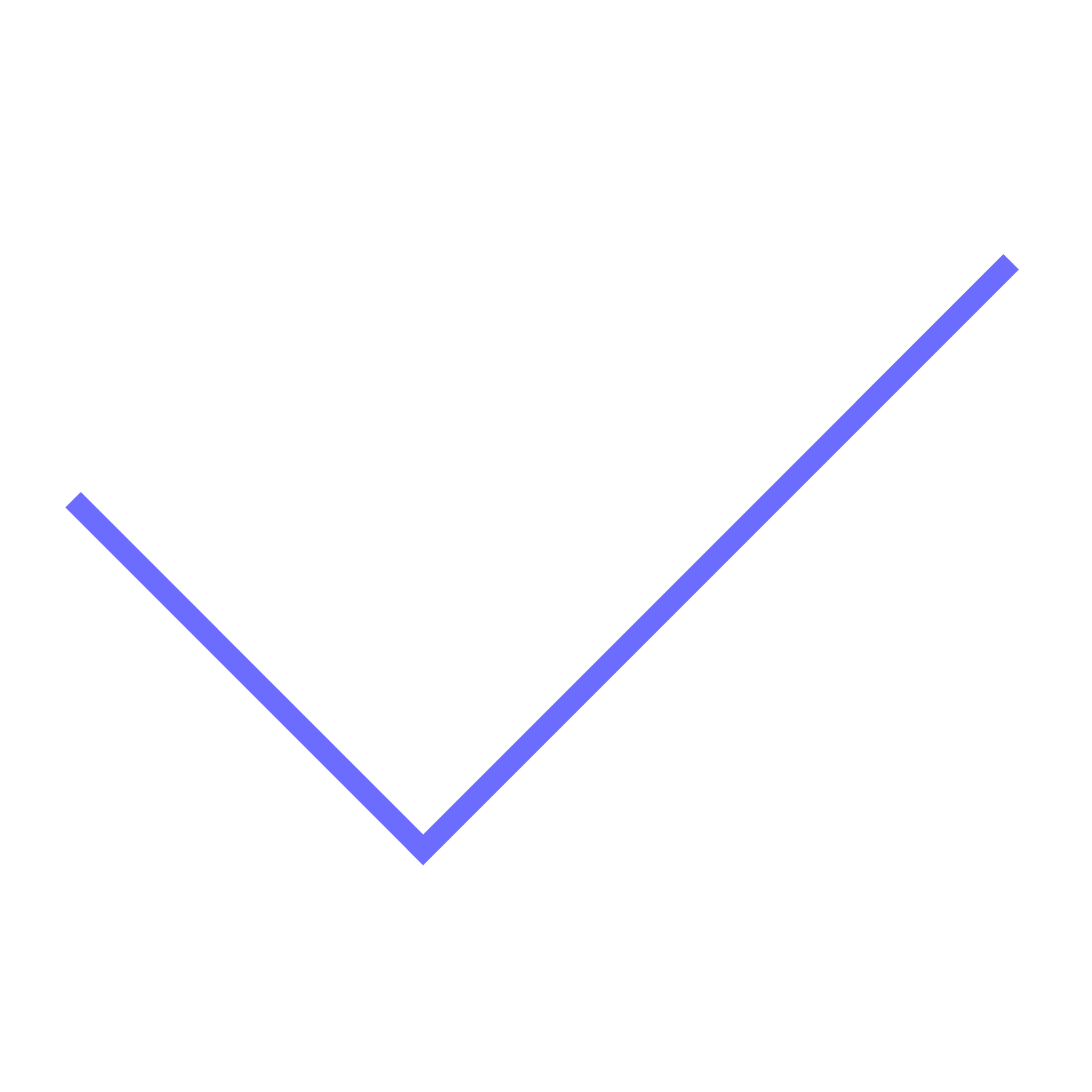 Purple completion verification checkmark icon